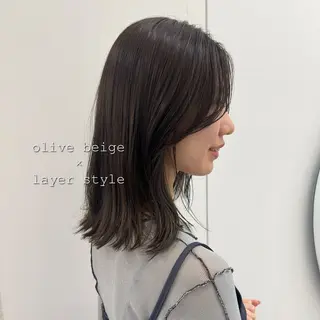 ミディアム 美髪矯正/髪質改善/ 艶髪🤍伊藤梨紗のヘアスタイル