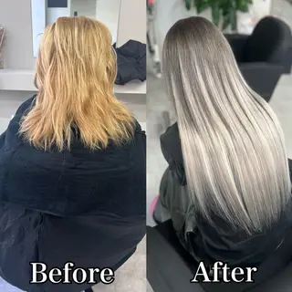 ミディアム エクステ＆カラー Fav心斎橋店のヘアスタイル