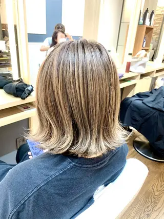 ミディアム 奈良 優輝のヘアスタイル