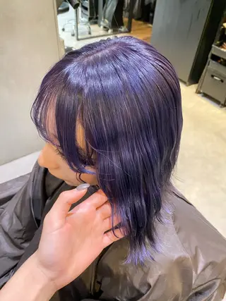 ミディアム 希優🌺ソムリエ /ブリーチ/カットのヘアスタイル
