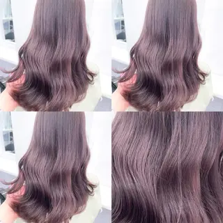 ロング カラー ハイトーン×レイヤー カットTAKUMIのヘアスタイル