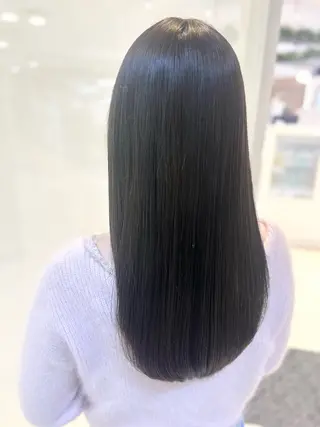 ロング カラー 縮毛矯正/髪質改善/ 艶髪ササキナツミのヘアスタイル