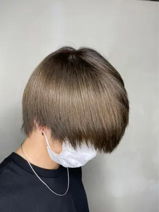 ショート カラー メンズ 寳泉 章弘のヘアスタイル
