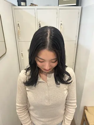 セミロング 伊澤 紗弥のヘアスタイル