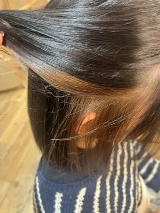 ミディアム カラー カラー/ストレート 🕊‎佐藤友奈‎🤍のヘアスタイル