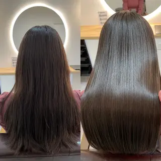 ロング カラー ヘアアレンジ キッズ 横浜関内髪質改善 re:Magoのヘアスタイル