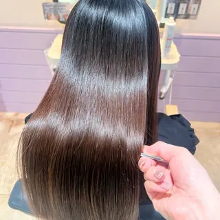 セミロング 髪質改善✨石塚 真梨奈のヘアスタイル