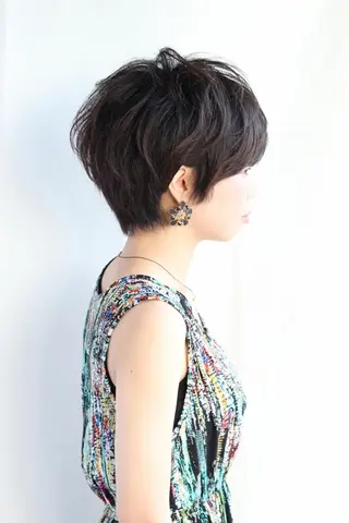 ショート パーマ 村上 貴徳のヘアスタイル