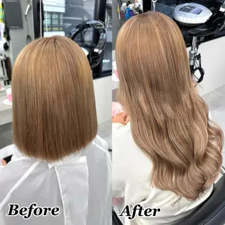 ヘアメ🎀推しカラー 🥣横浜/しほ🧸のヘアスタイル