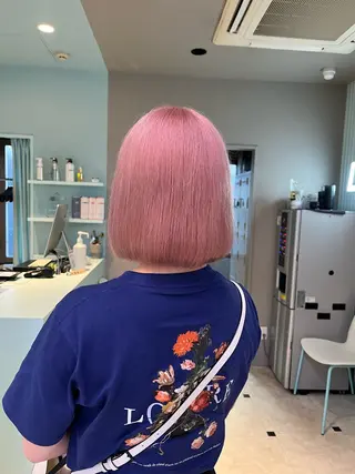 ショート カラー ブリーチカラー 🩵MIZUKIのヘアスタイル