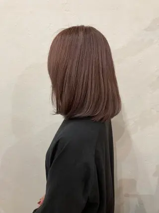ミディアム カラー 下小鶴 優治のヘアスタイル