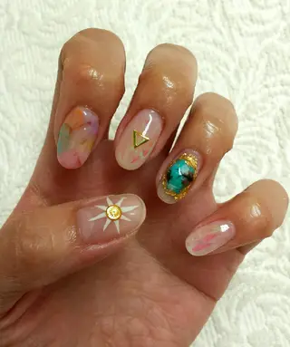 ネイル 河野ちえ (雑誌掲載サロン)のネイルデザイン