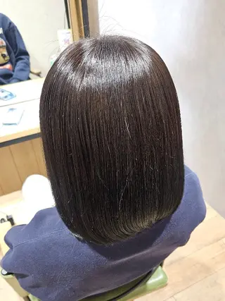 セミロング カラー Miuri/ミユリ 柔らかい雰囲気ヘアのヘアスタイル