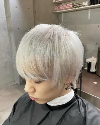 カラー メンズ 髪質改善/ブリーチ /長山遼太郎のヘアスタイル