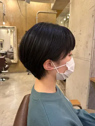 ショート カラー 石綿 大和のヘアスタイル