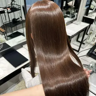 ロング ハイトーンボブ💫 縮毛矯正💎/あいりのヘアスタイル