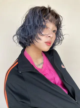 ショート パーマ イラブ ちかのヘアスタイル