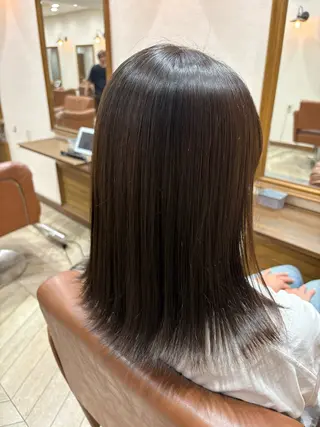 ミディアム カラー 堀 のえかのヘアスタイル