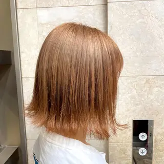 ミディアム カラー ゆう🫧 透明感/ハイトーンのヘアスタイル