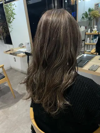 ロング カラー AMANE🌼 ハヤシサオリのヘアスタイル