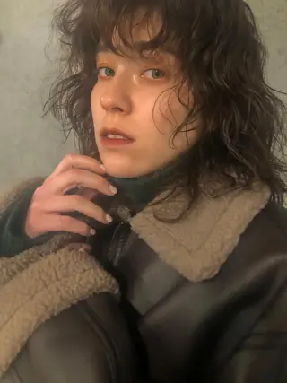 セミロング 💗モデルカット 募集中のヘアスタイル