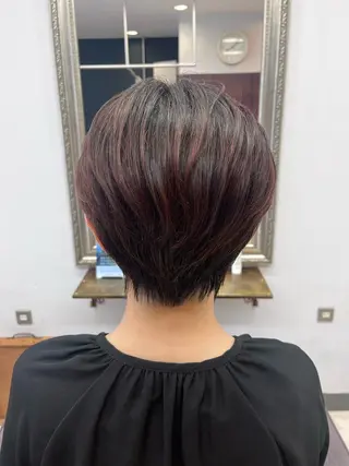 ショート カラー パーマ 産休の為お休みです! 小島凜のヘアスタイル