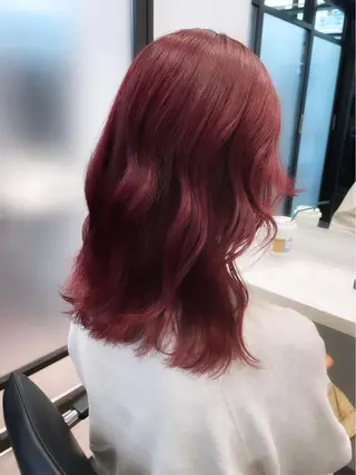 ミディアム カラー 韓国ヘア 店長NEGIのヘアスタイル