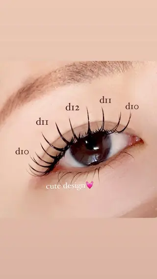 マツエク・マツパ N eyelash LANA🌼のマツエク・マツパデザイン