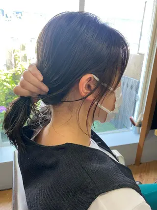 セミロング 西尾 隆介のヘアスタイル