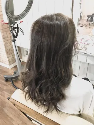 セミロング カラー パーマ ヘアアレンジ 👑指名率No.1 👑坂口飛翔のヘアスタイル