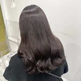 ロング カラー ヘアアレンジ Ryo横浜韓国ヘア/ 曲がる縮毛矯正特化のヘアスタイル
