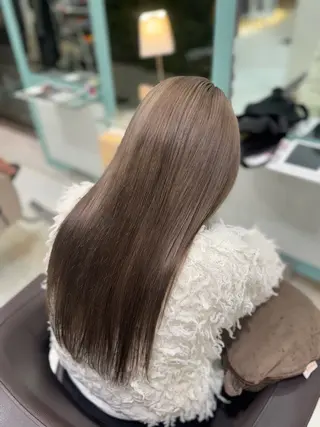 ロング カラー Quol🩵 このか 🩵のヘアスタイル