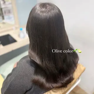 ロング カラー 顔周りカット/ 似合わせ/momo/のヘアスタイル