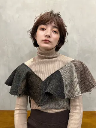 ショート カラー riko .のヘアスタイル