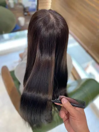 ロング マツモト シゲキのヘアスタイル
