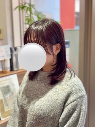 ミディアム 宮沢 英佑のヘアスタイル