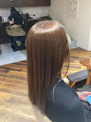 セミロング カラー 店長飯島 信一のヘアスタイル