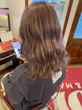 セミロング 🔥金山 諒平🔥のヘアスタイル