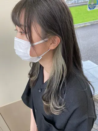 ロング カラー 川合 勇気のヘアスタイル