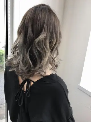 セミロング 川合 勇気のヘアスタイル