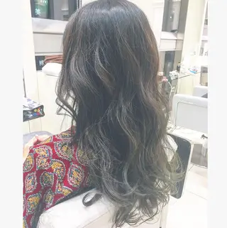 ロング カラー 💙美髪救世主💙 関華蓮のヘアスタイル