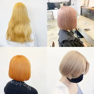 ミディアム カラー ヘアアレンジ メンズ 🎀暖色カラー🎀 ♡yurika♡のヘアスタイル