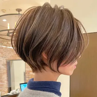 ショート ✨大人ショートヘア /カットモデル/銀座のヘアスタイル