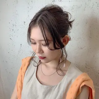 ミディアム カラー パーマ ヘアアレンジ メンズ キッズ ネイル マツエク・マツパ ボブ/レイヤー/ nanamiのヘアスタイル
