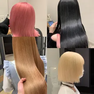 ロング カラー れい🫧 ハイトーン特化のヘアスタイル