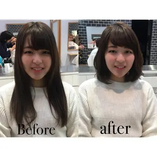 ショート 中村 美穂のヘアスタイル