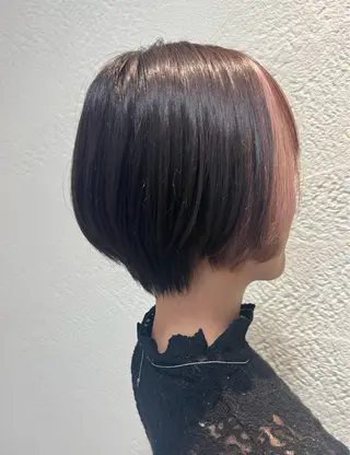 ショート カラー 石原 姫菜のヘアスタイル