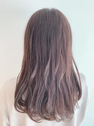 セミロング カラー なりたいが叶う ながしまじゅんきのヘアスタイル