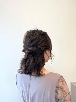 ミディアム 加藤 明香里のヘアスタイル