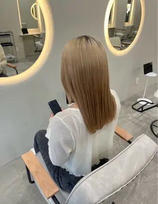 haruhi/艶髪 ☀️透明感カラーのヘアスタイル